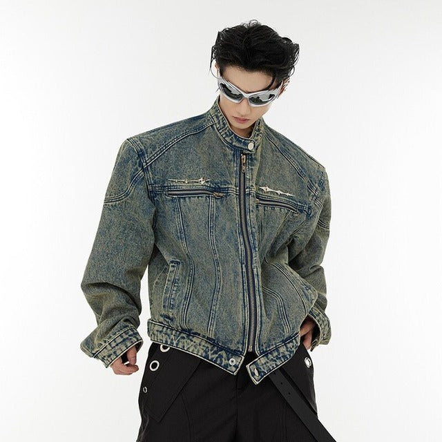 RETRO WASHED DENIM JACKET