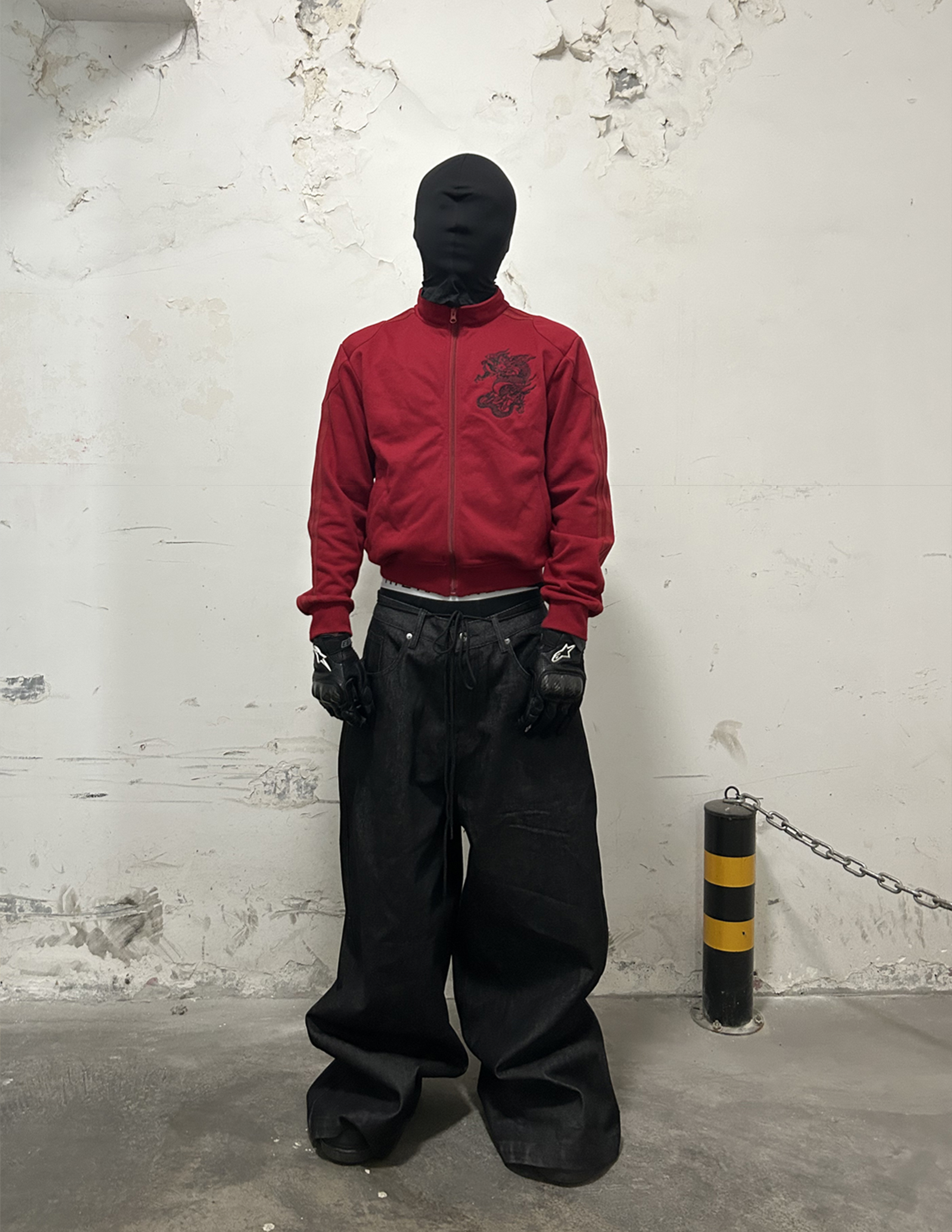 SCARLET BAGGY DENIM PANTS