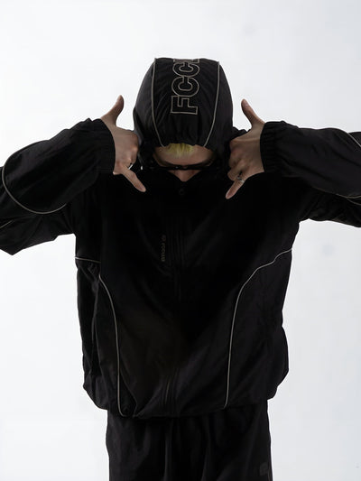 MERIDIAN PIPING NYLON JACKET
