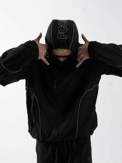 MERIDIAN PIPING NYLON JACKET