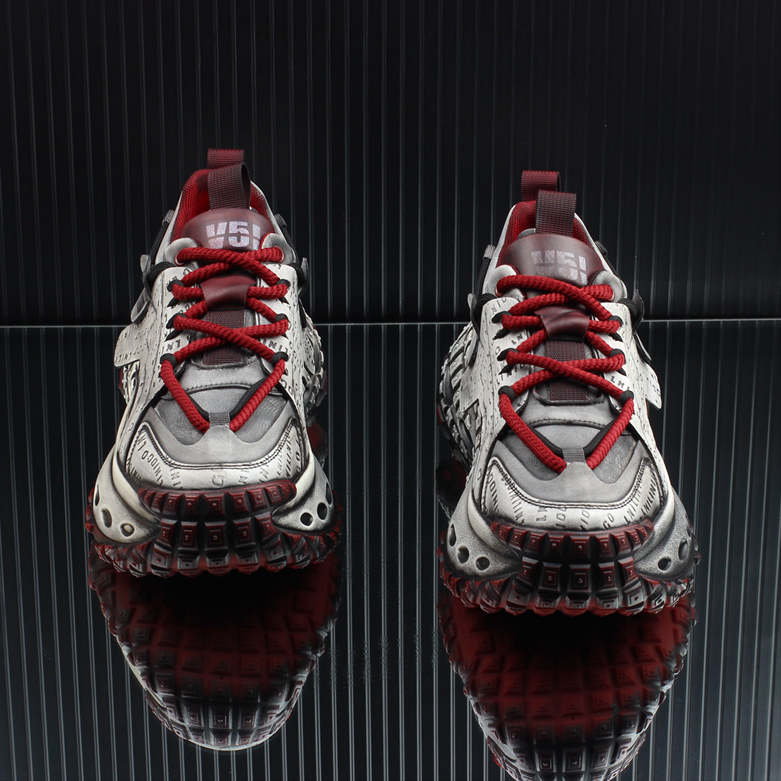 STITCHING LETTER PLATFFOM SNEAKER