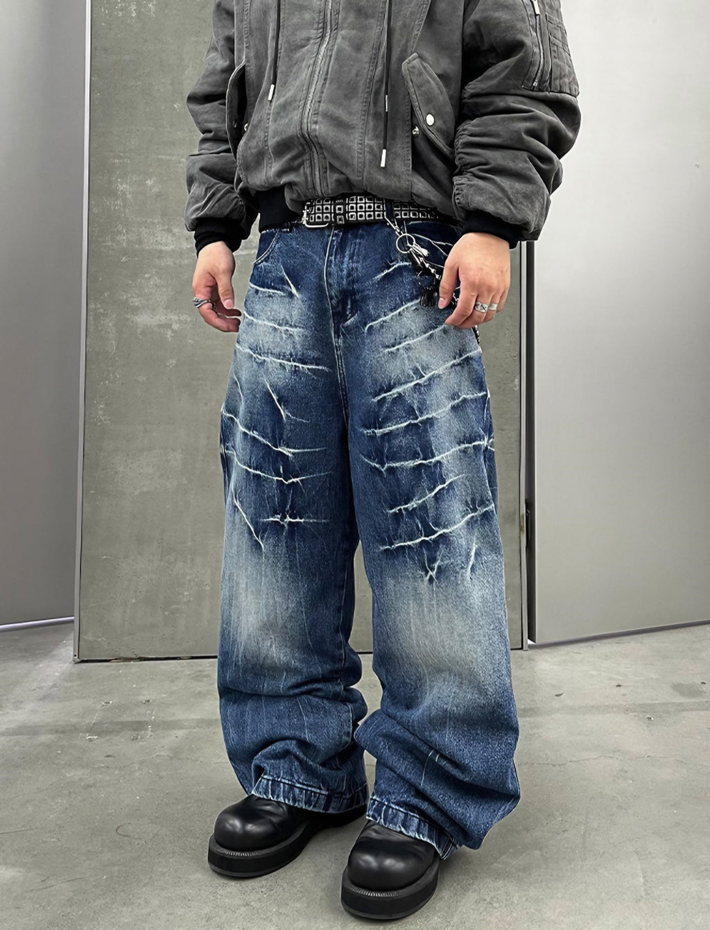 RAVAGE LOOSE DENIM PANTS