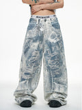 COBALT DENIM PANTS
