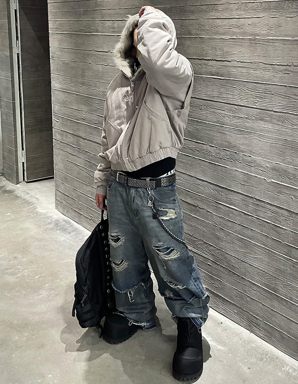 MODERN FUR HEAVY JACKET