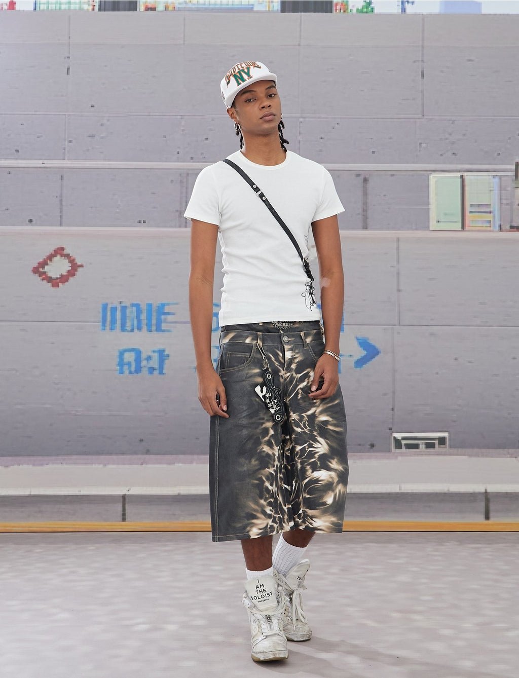 RAZOR GRAPH DENIM SHORTS
