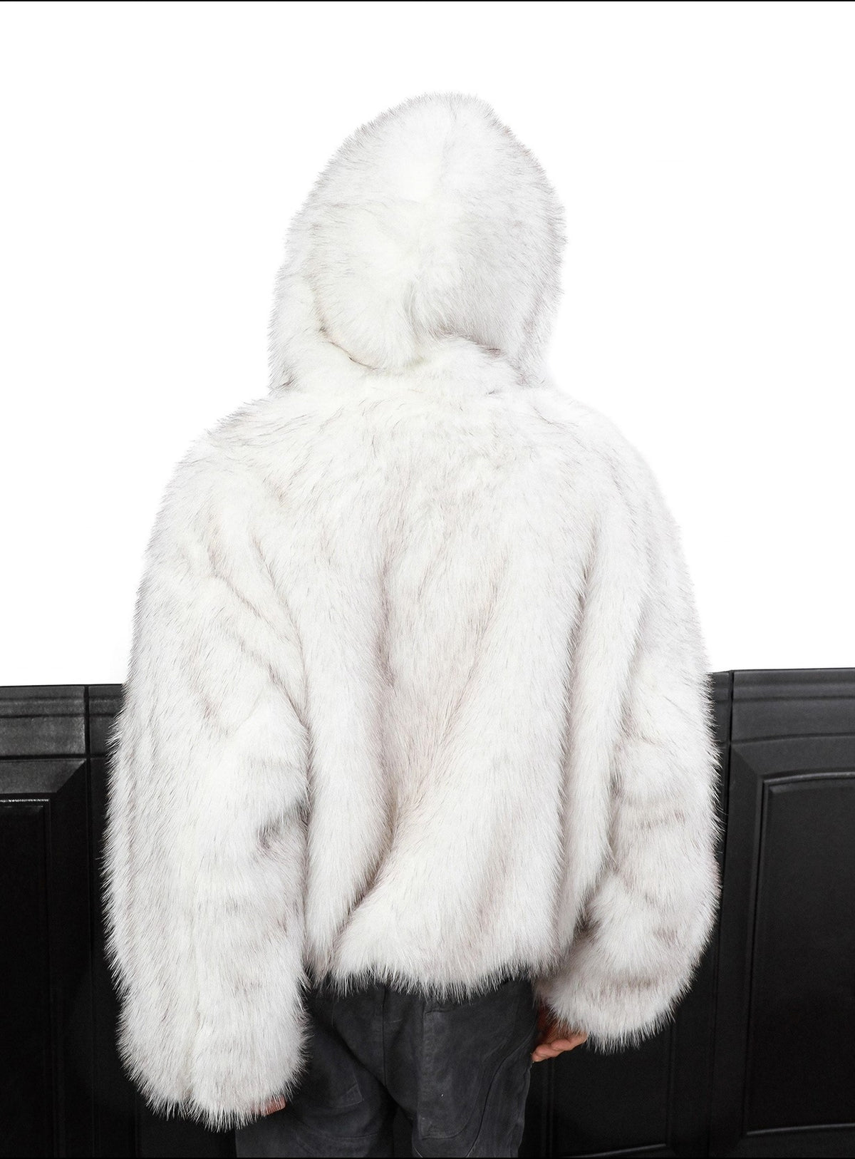 REVERSIBLE FURHOODED OUTER