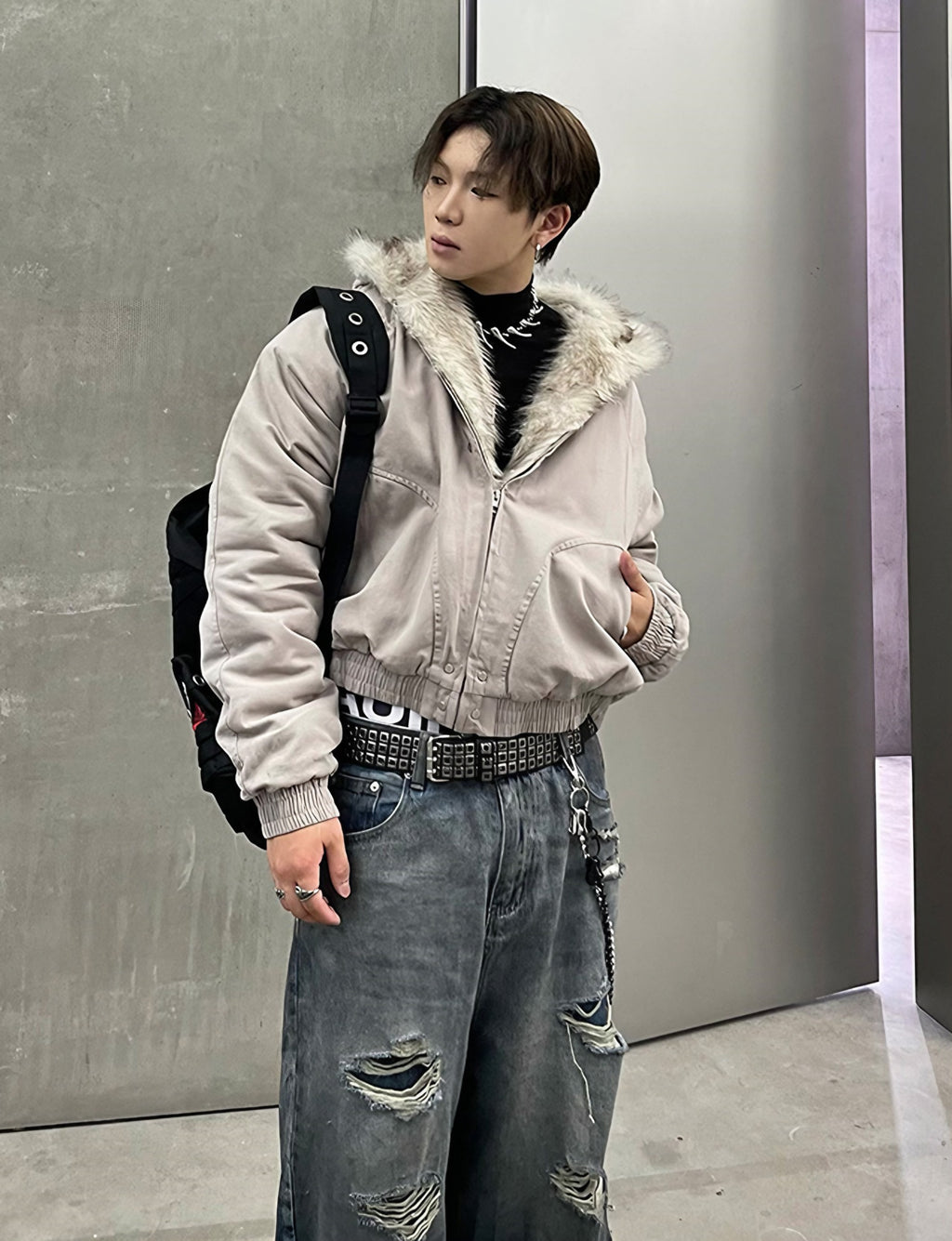 MODERN FUR HEAVY JACKET