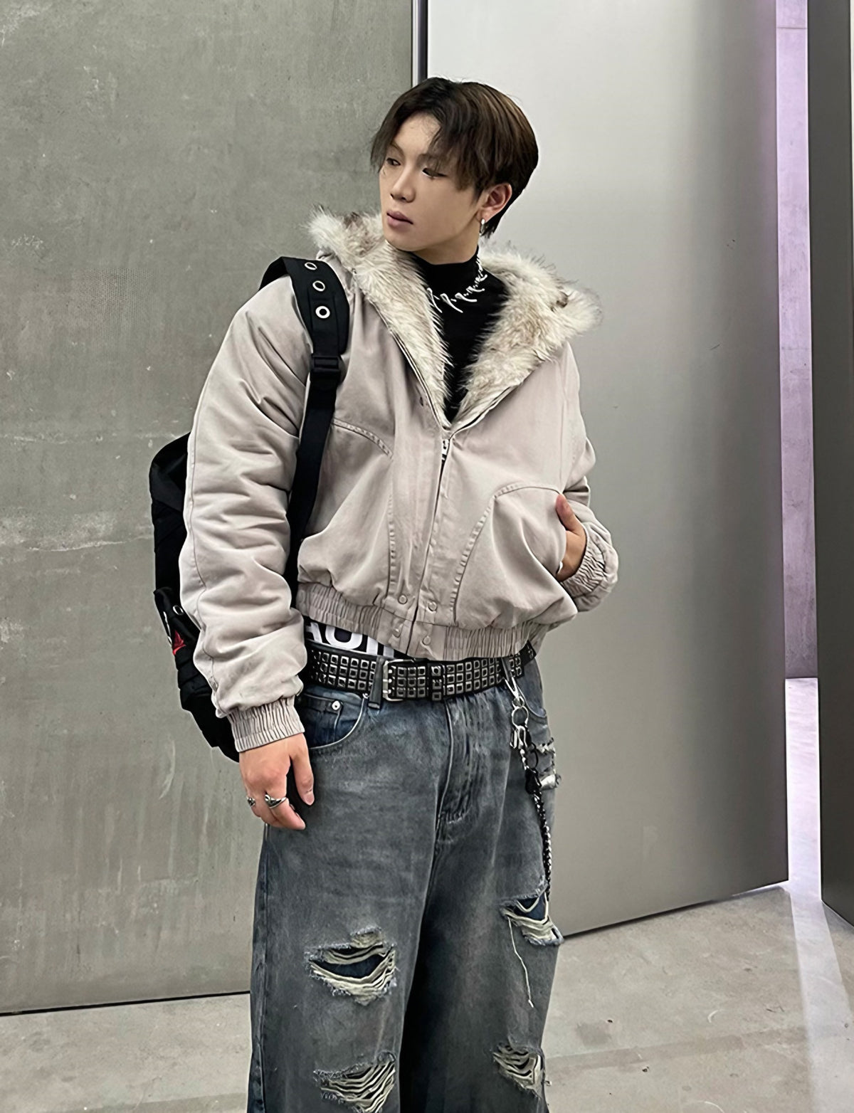 MODERN FUR HEAVY JACKET