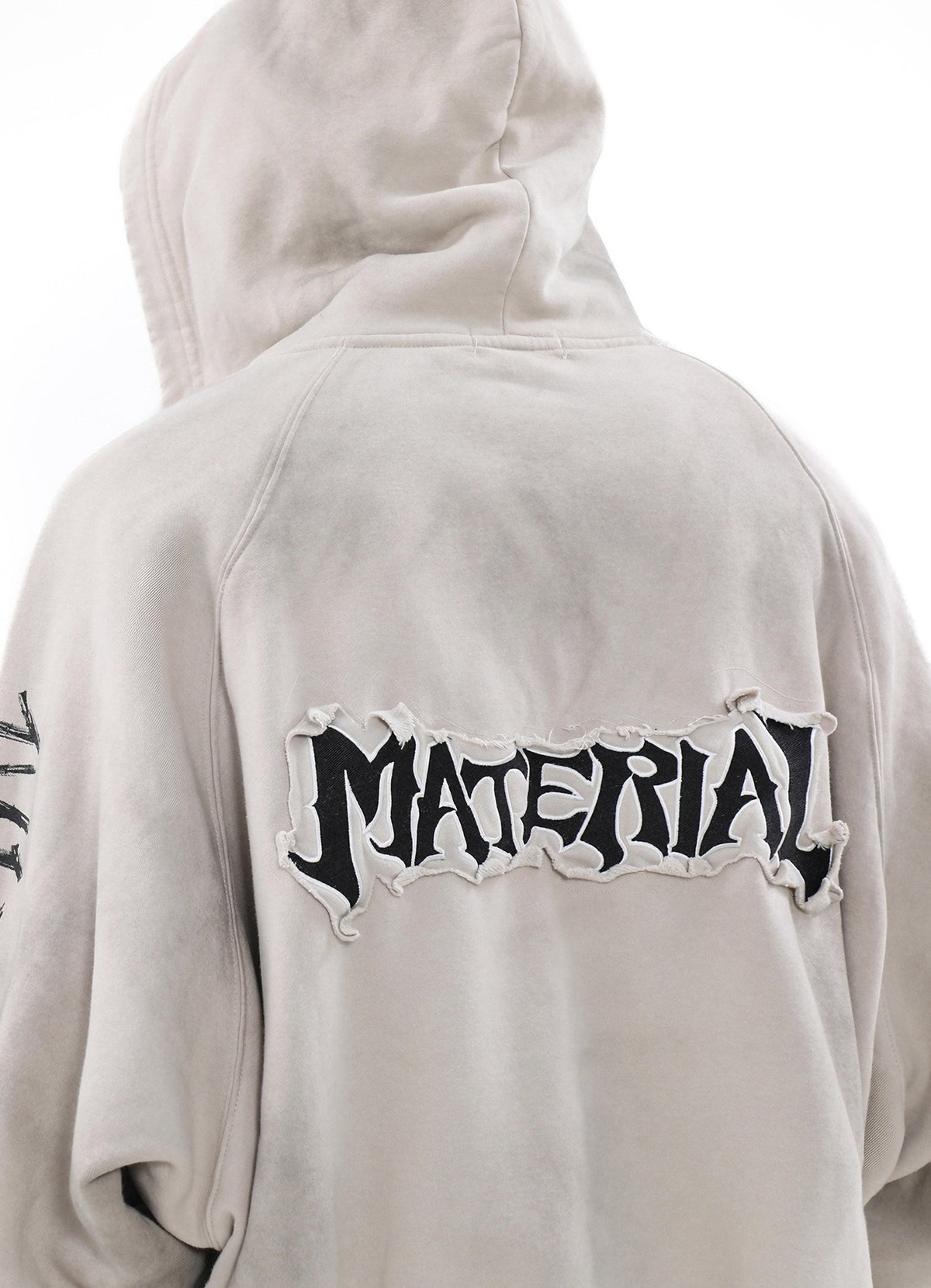 ACID WASHED ZIP HOODIE