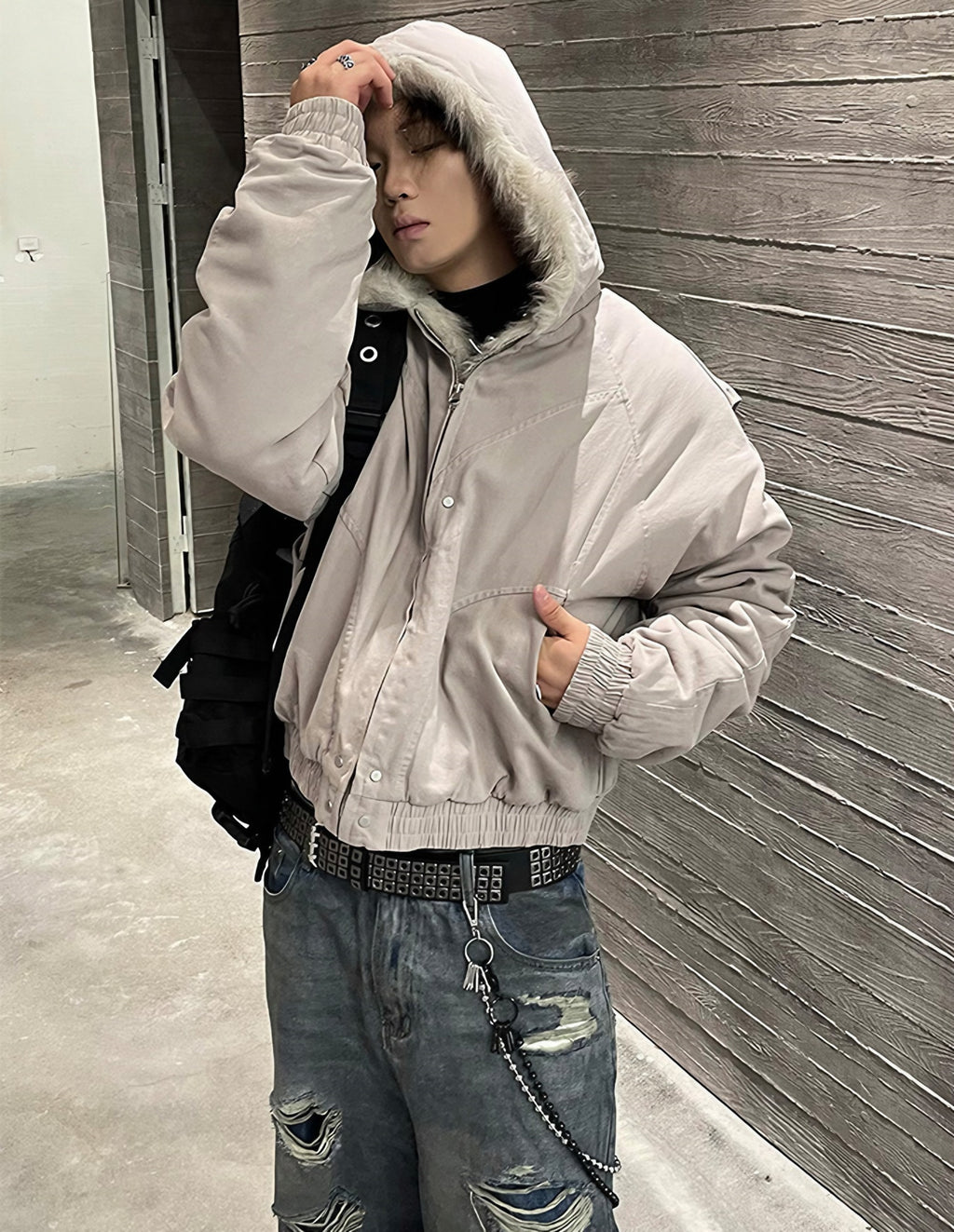 MODERN FUR HEAVY JACKET