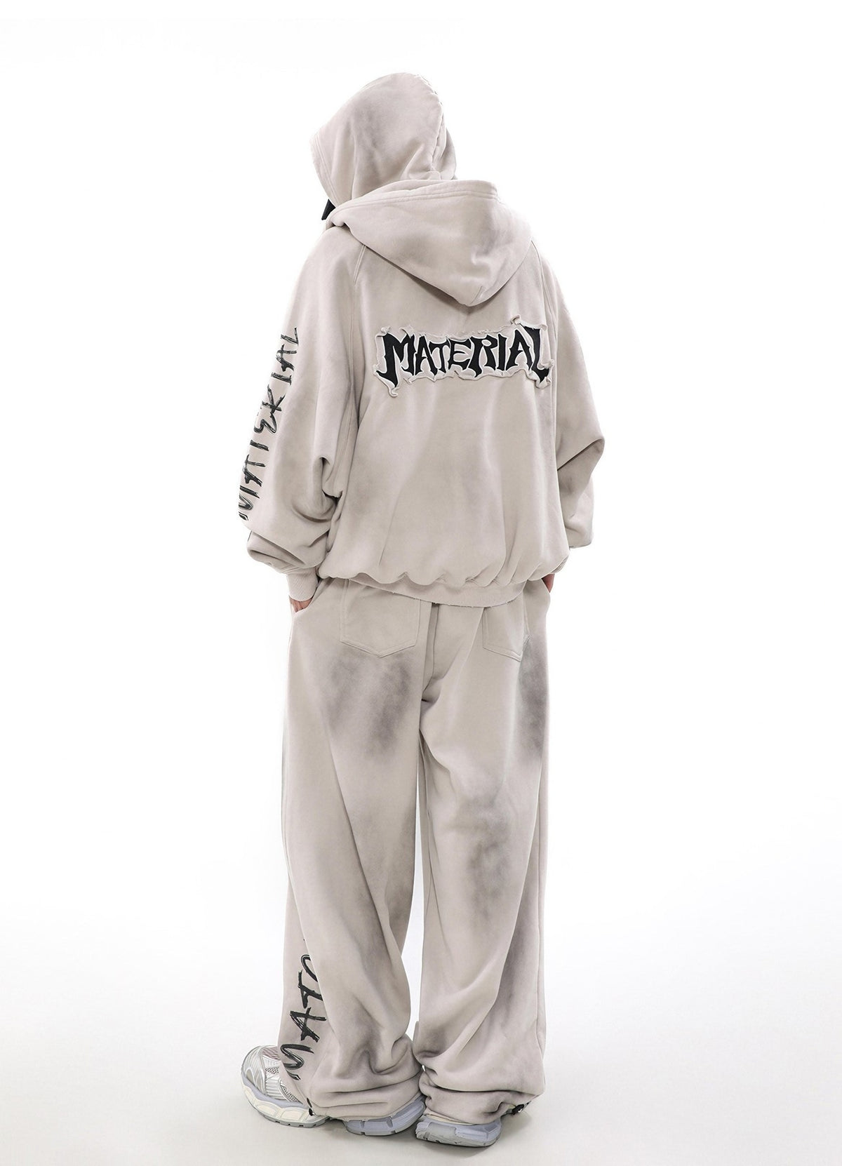 ACID WASHED ZIP HOODIE