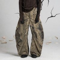 MUTATION FUNGAL INVASION MACHETE DENIM PANTS