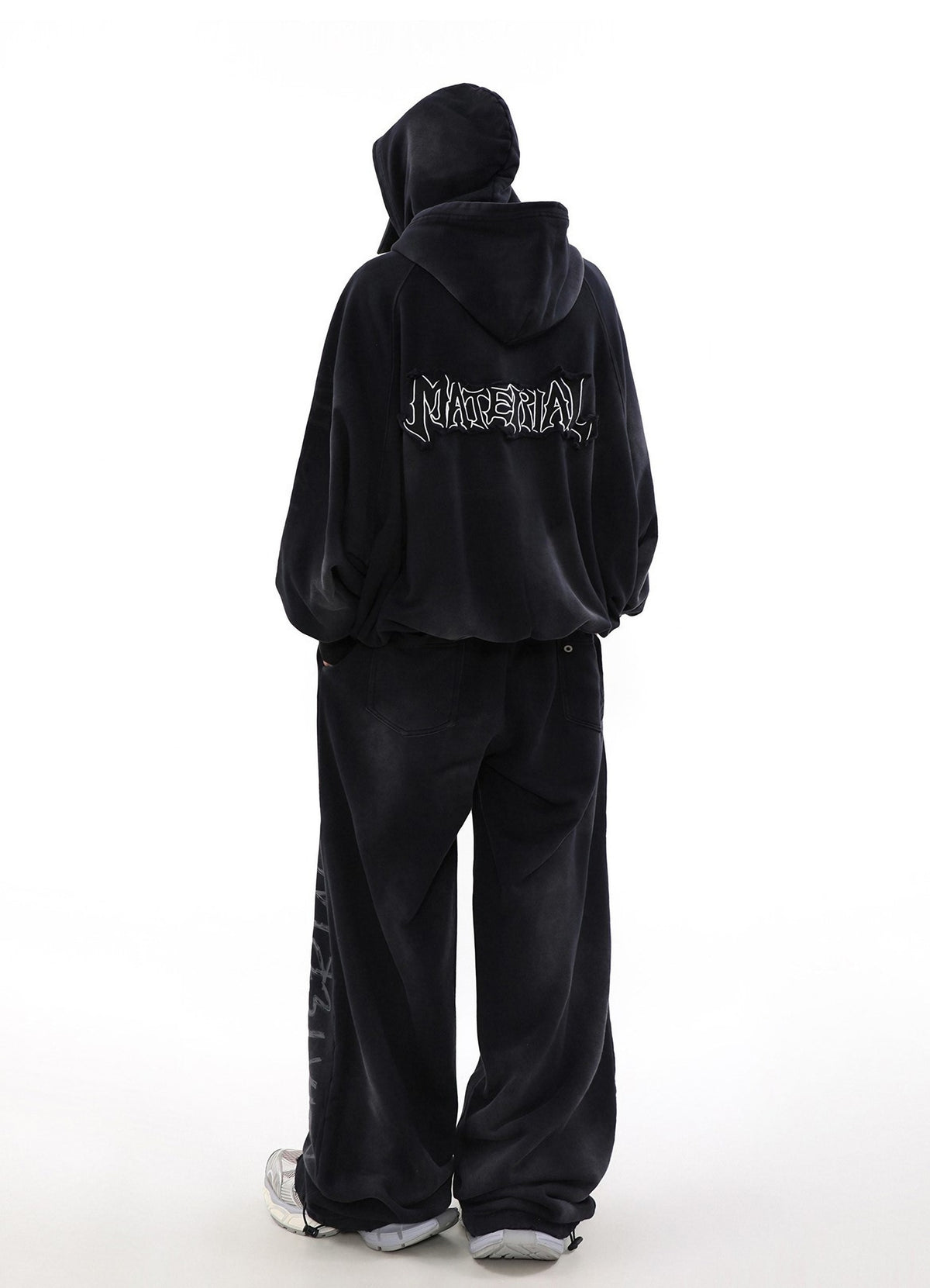 ACID WASHED ZIP HOODIE