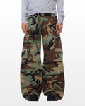 MILITARY CAMO BAGGY PANTS