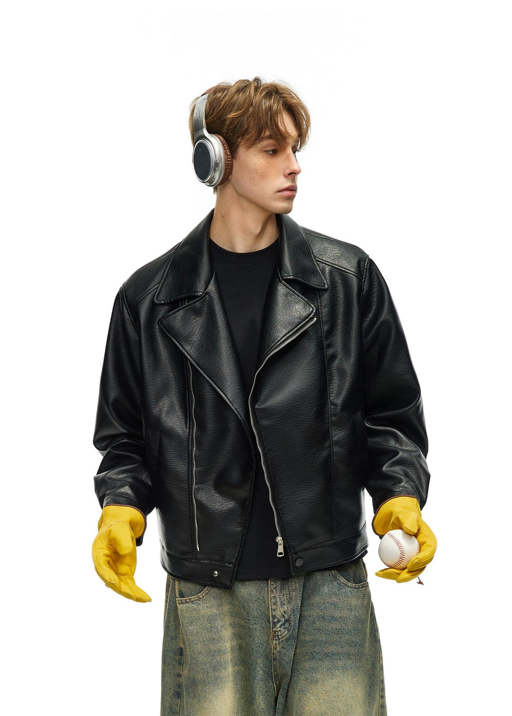 Stride Zip Leather jacket