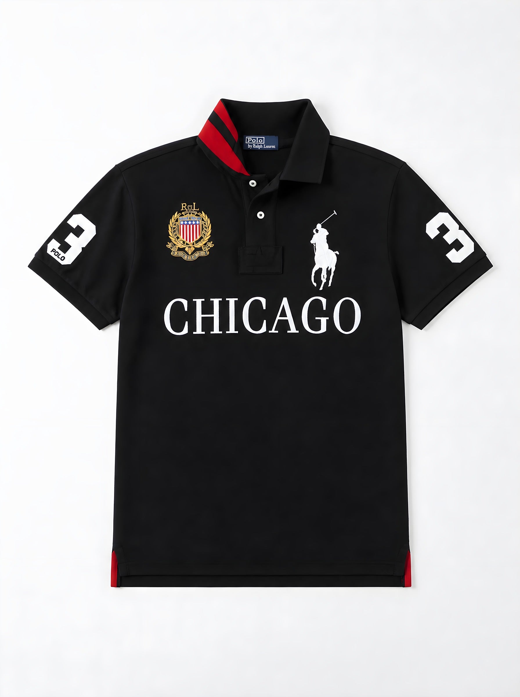 CHICAGO CREST POLO 正面
