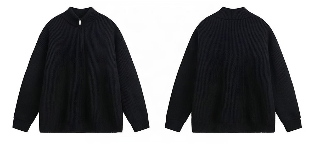HALFZIP KNIT SWEATER