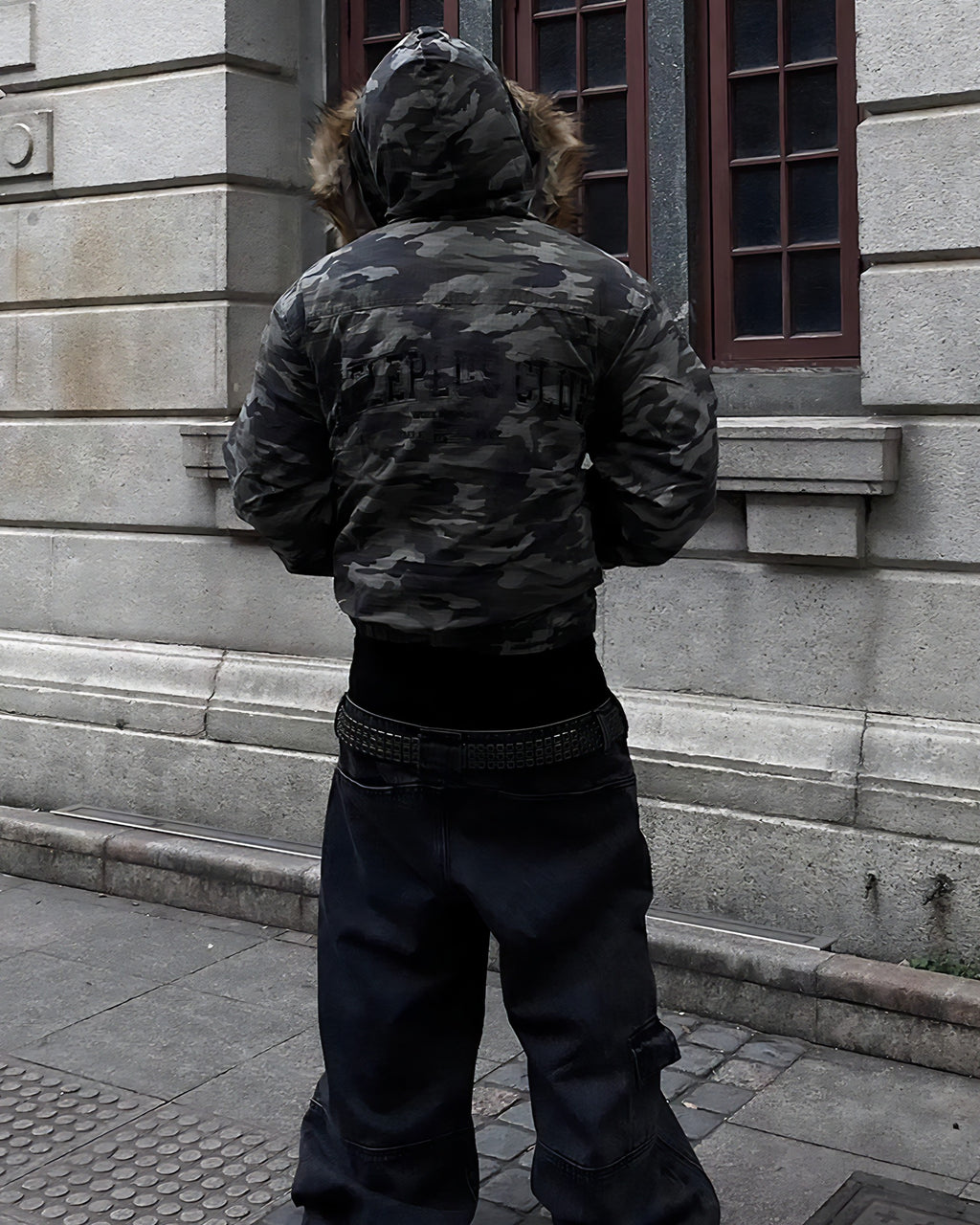 RICH FUR MILITARY JACKET