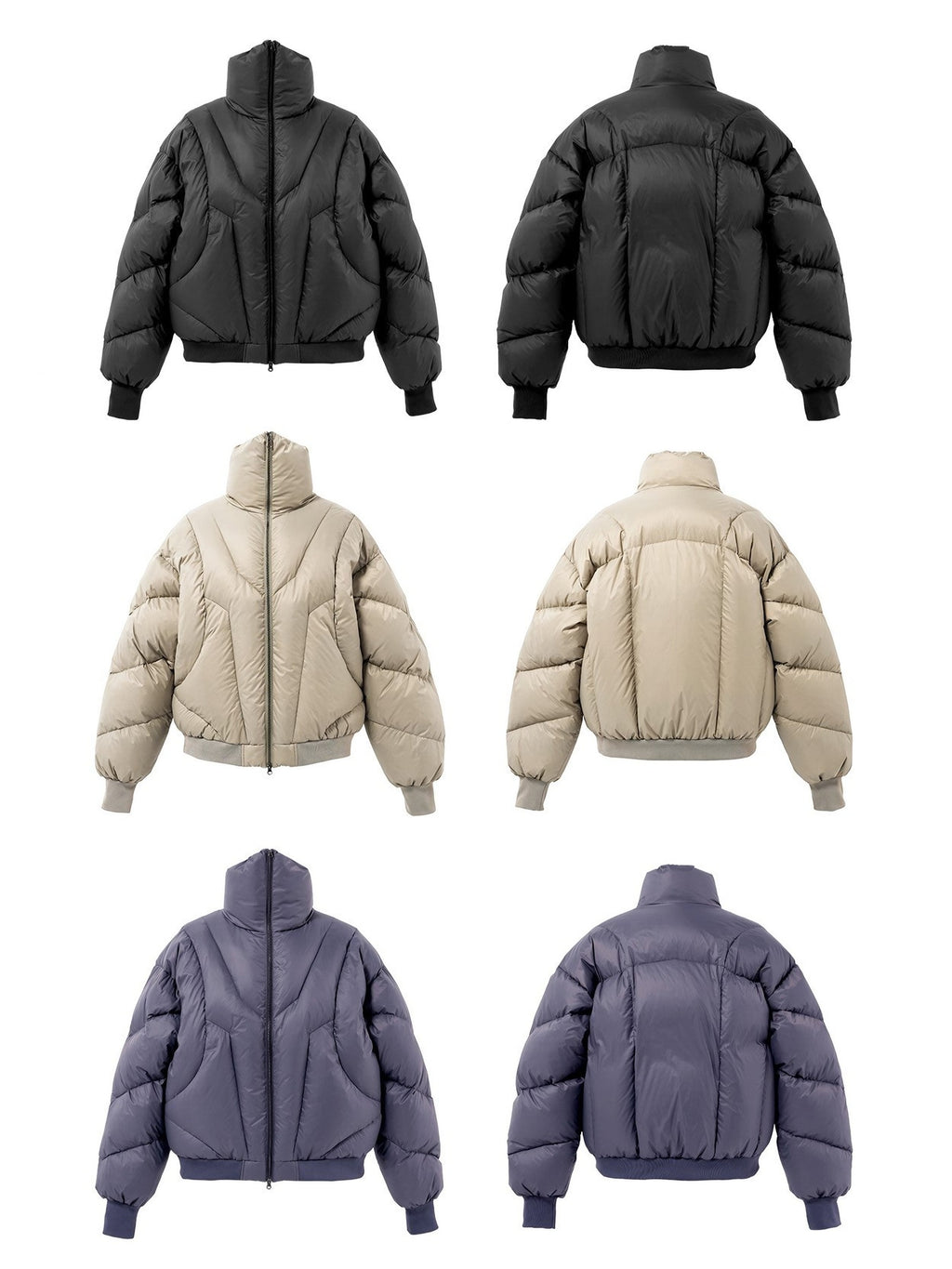 MIDNIGHT CROPPED PUFFER