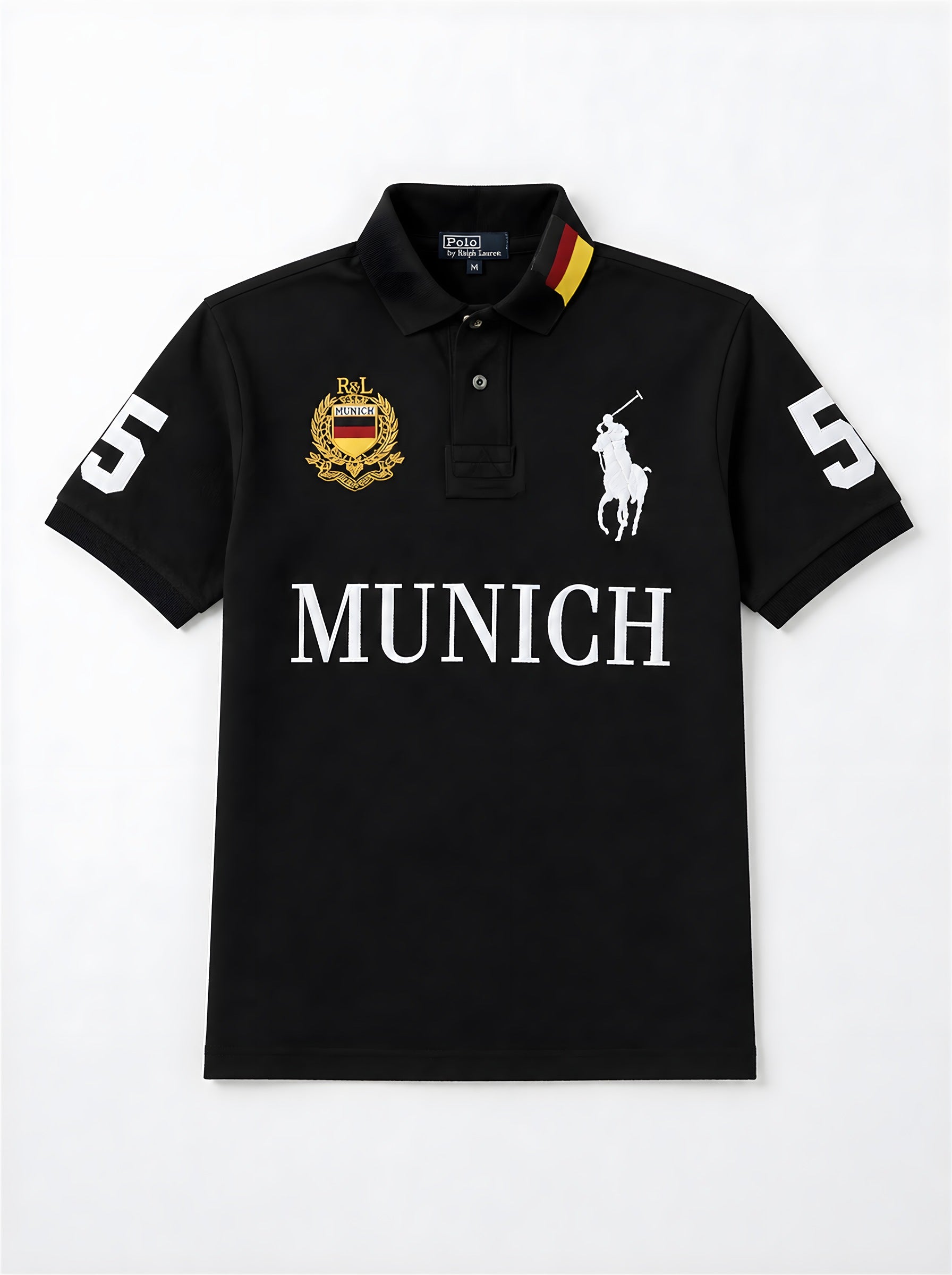 MUNICH FLAG COLLAR POLO 正面