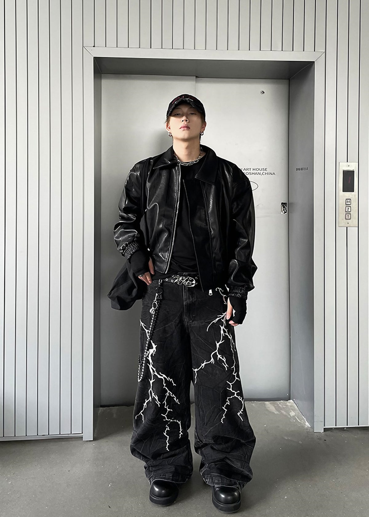 THUNDER BLACK DENIM PANTS
