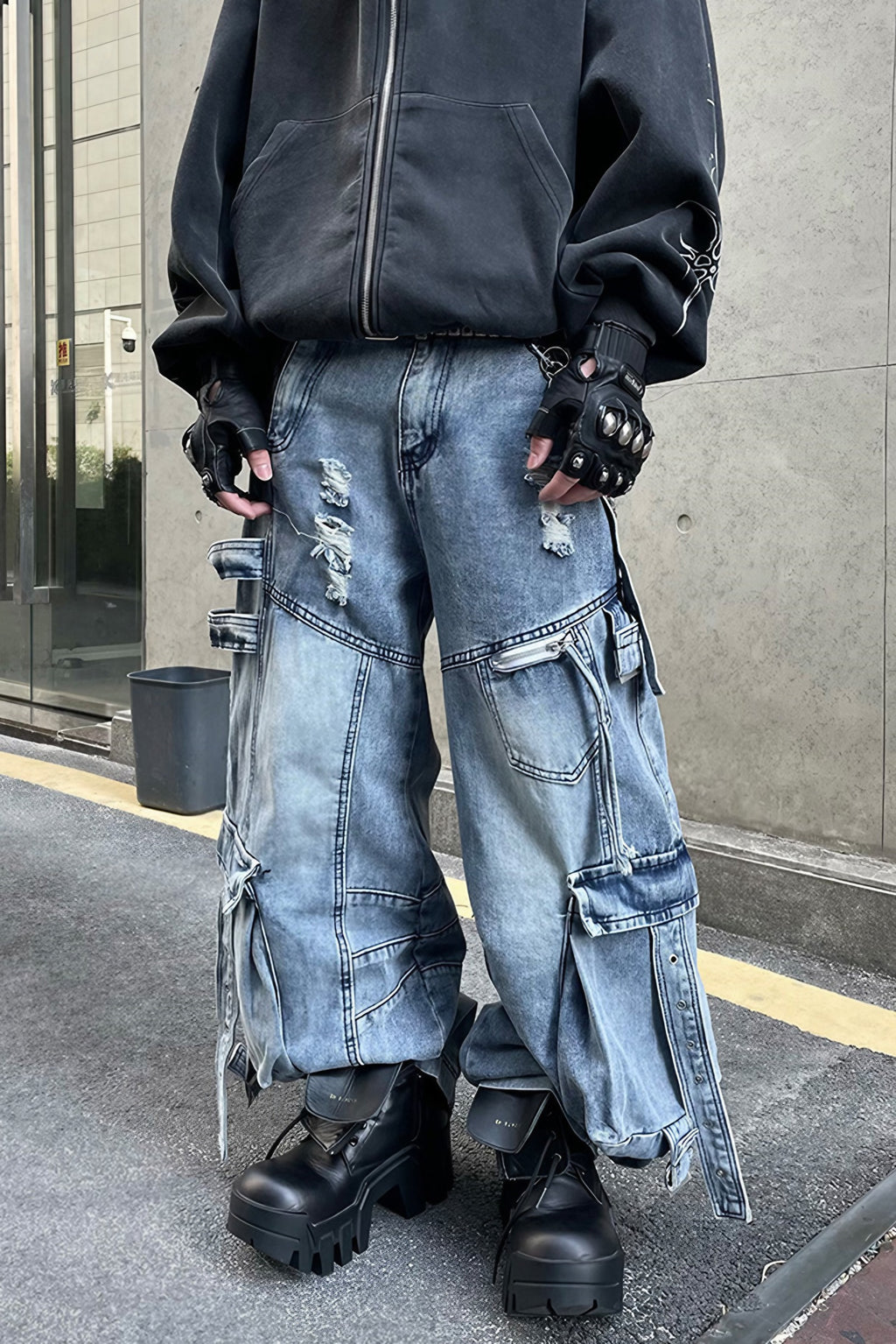 RUSTIC BAGGY CARGO PANTS