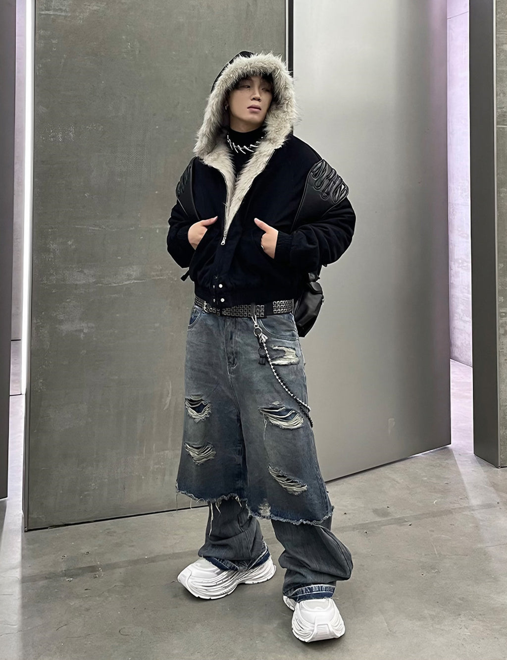 MODERN FUR HEAVY JACKET