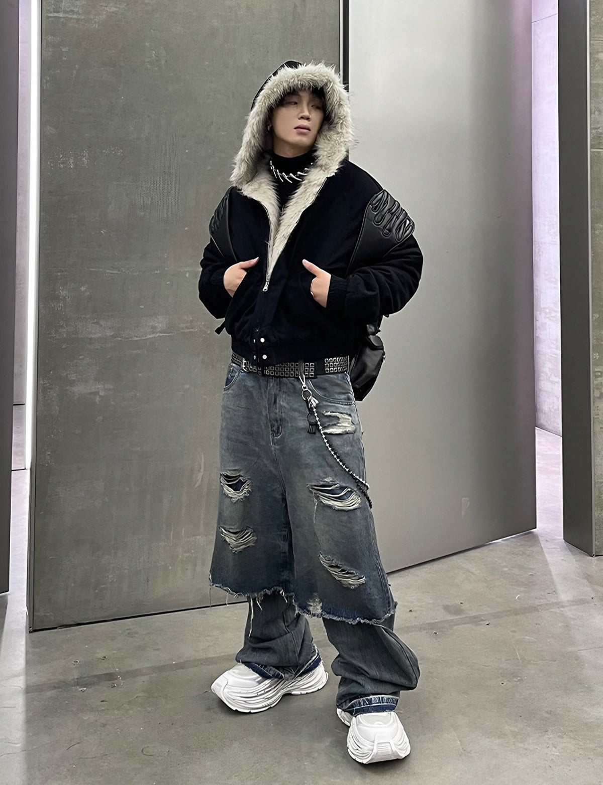 MODERN FUR HEAVY JACKET