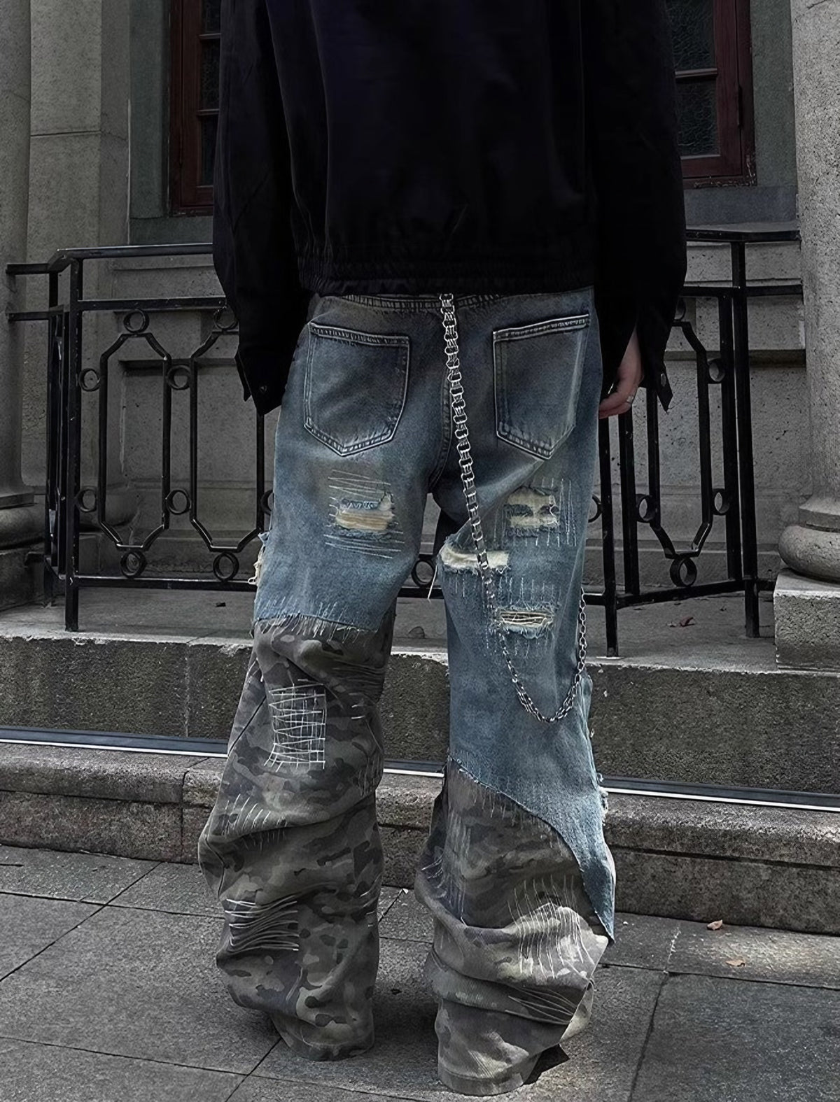 CAMO RIFT DENIM PANTS