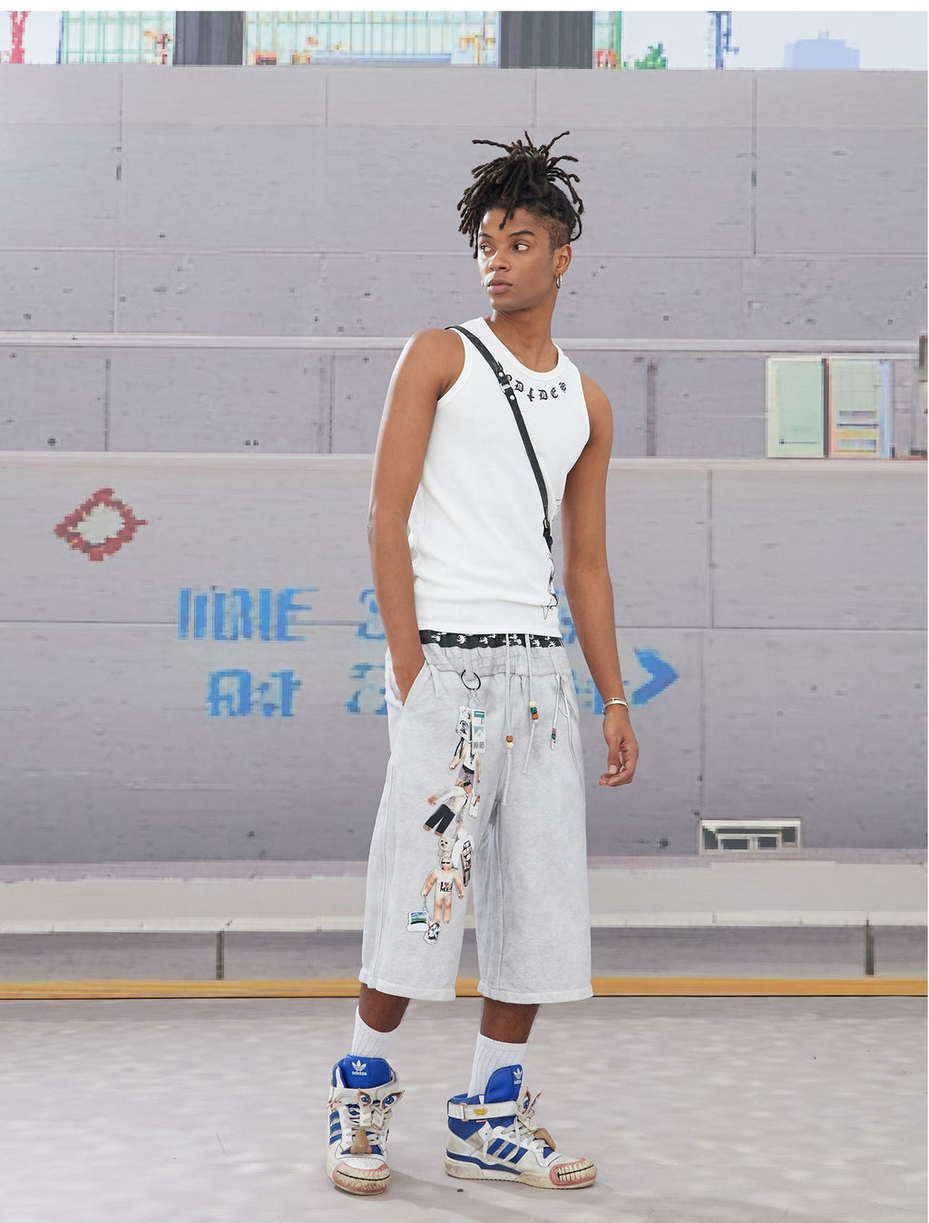 BLAZE CARTOON SWEAT SHORTS