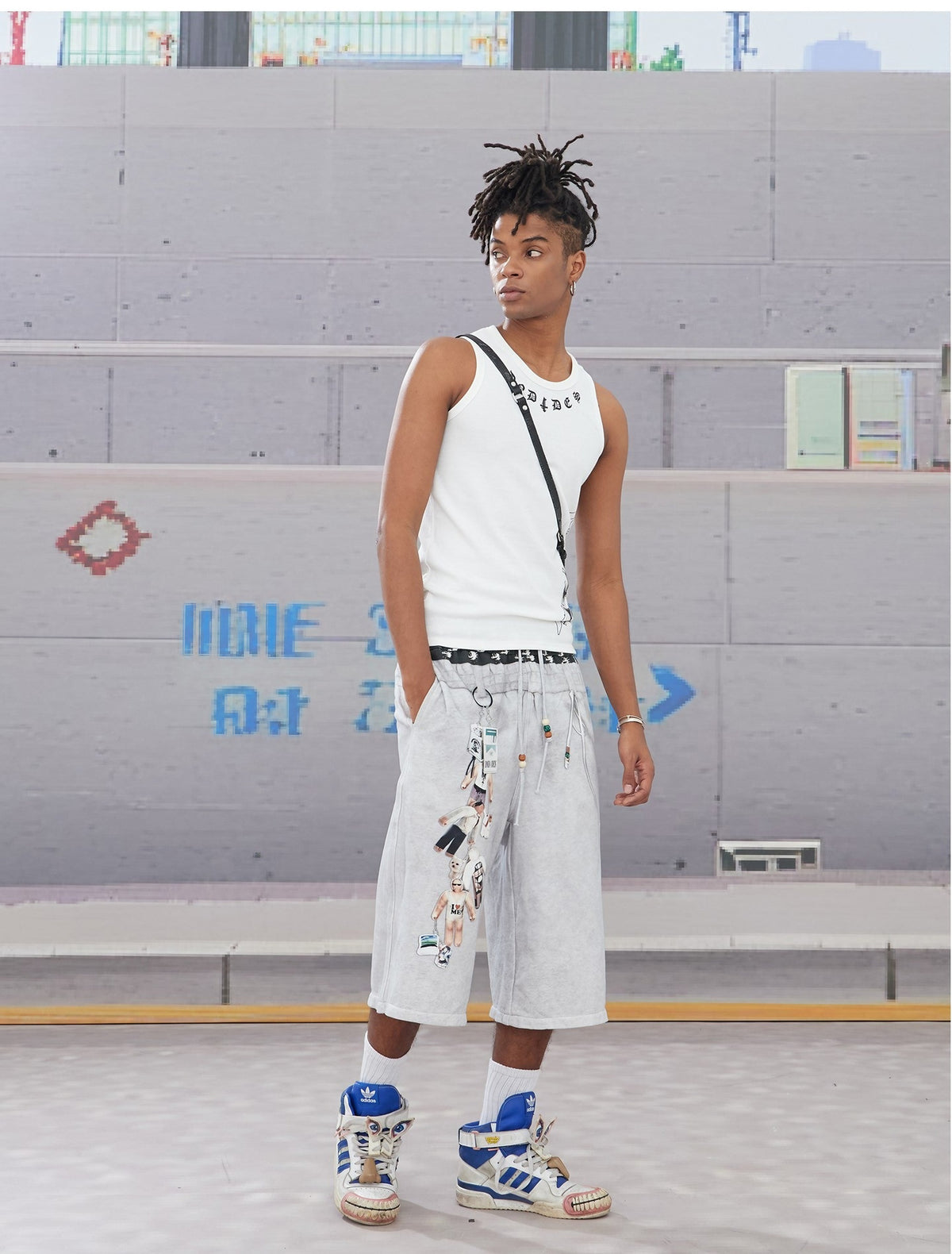 BLAZE CARTOON SWEAT SHORTS