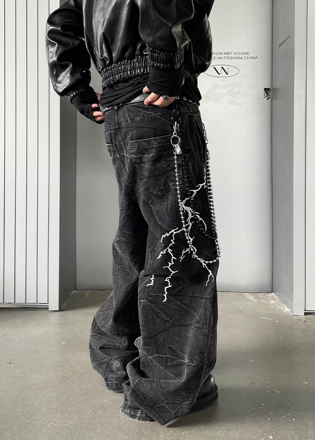 THUNDER BLACK DENIM PANTS