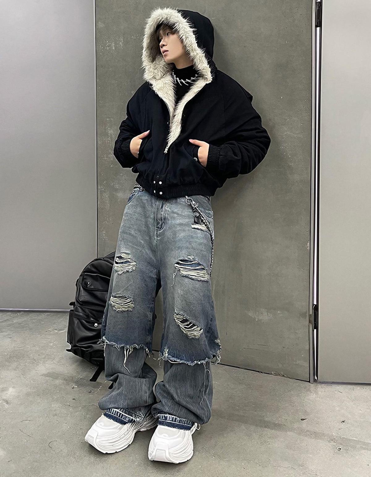 MODERN FUR HEAVY JACKET