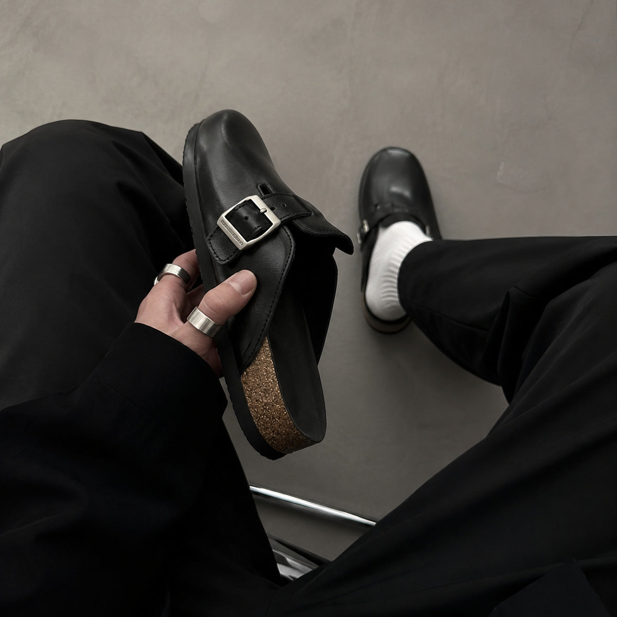 BERVIK BUCKLE MULE