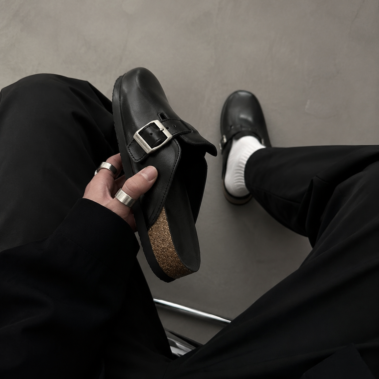 BERVIK BUCKLE MULE