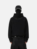 FLAME EMBROIDERY HOODIE