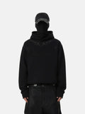 FLAME EMBROIDERY HOODIE