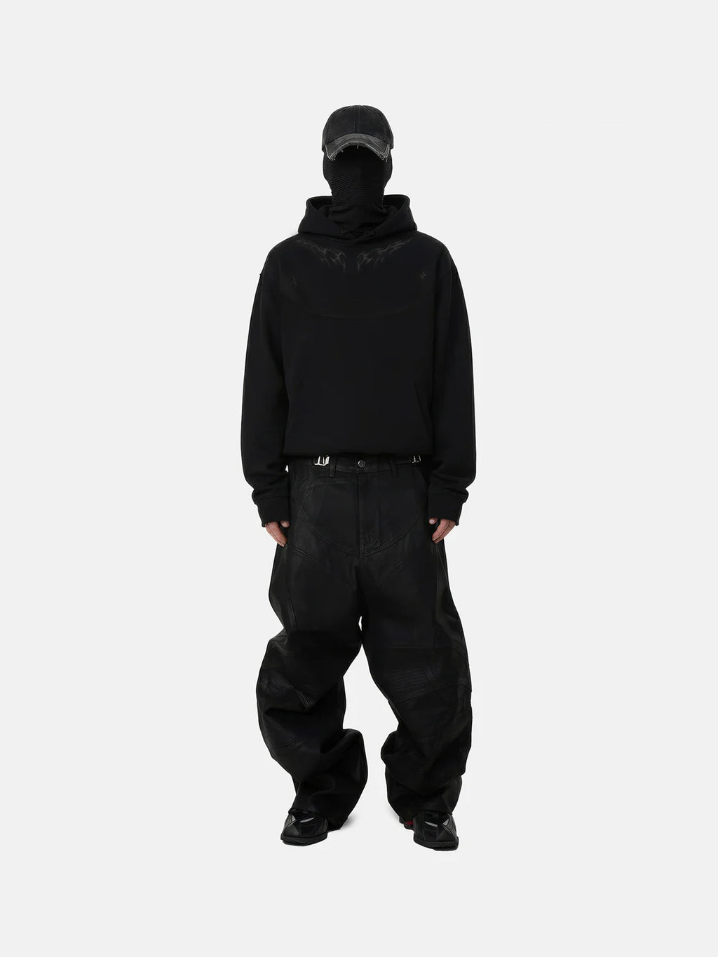 FLAME EMBROIDERY HOODIE