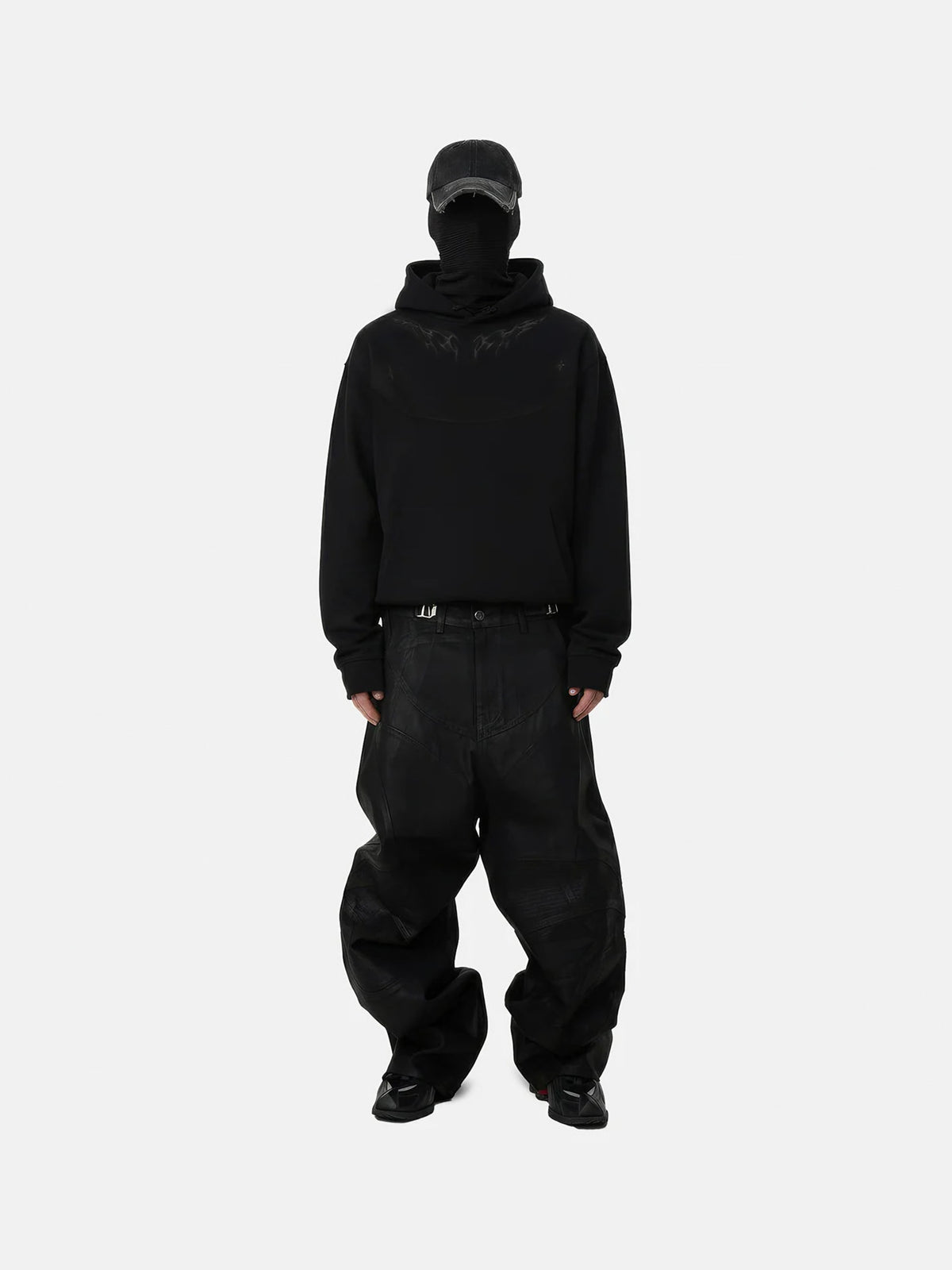 FLAME EMBROIDERY HOODIE