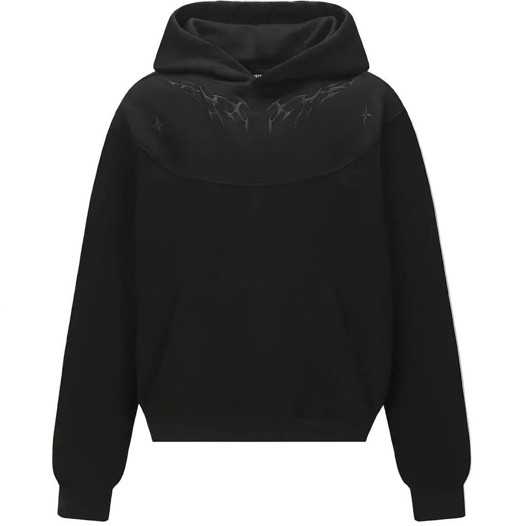 FLAME EMBROIDERY HOODIE