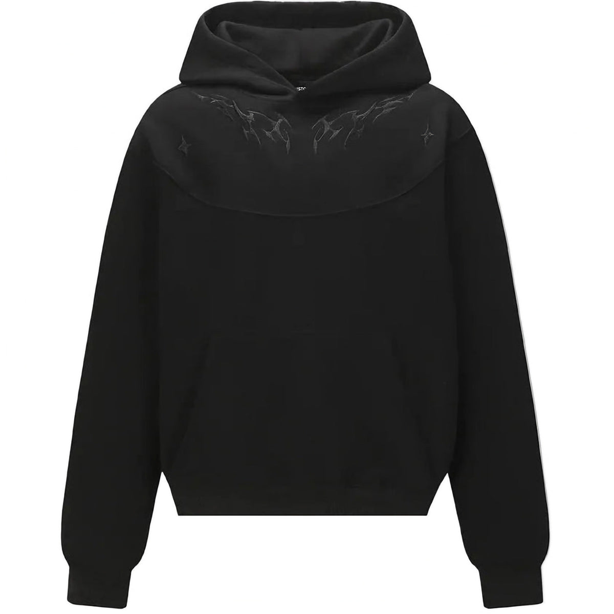 FLAME EMBROIDERY HOODIE