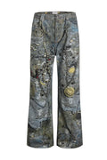 WRECKED CHAIN DENIM PANTS