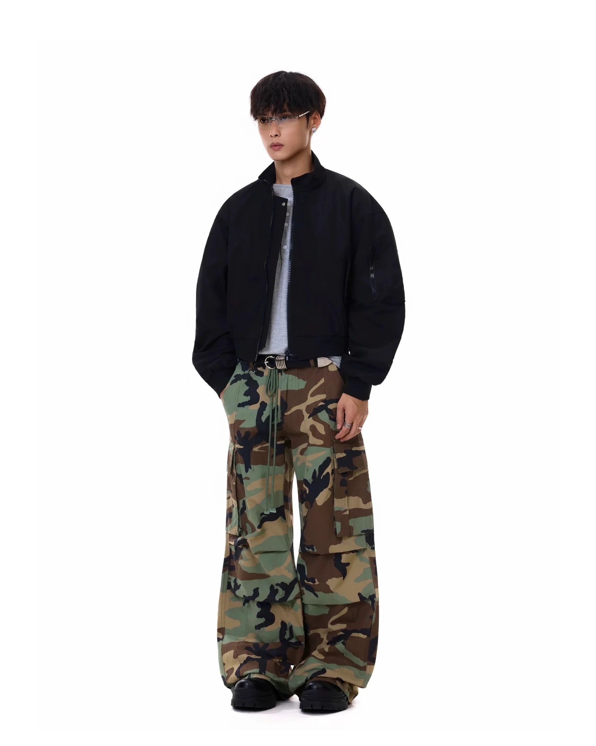 Military Camo Baggy Pants