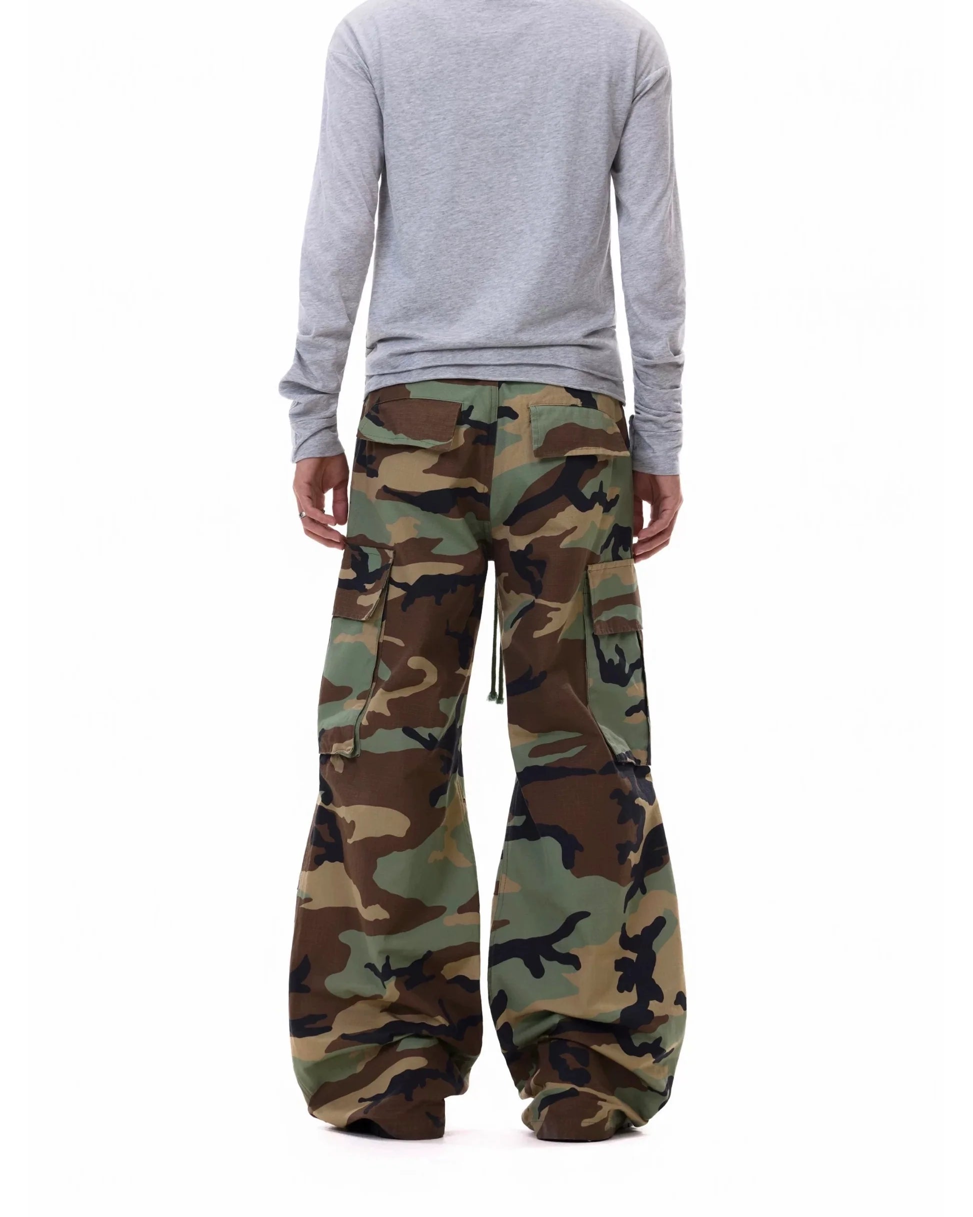 Military Camo Baggy Pants