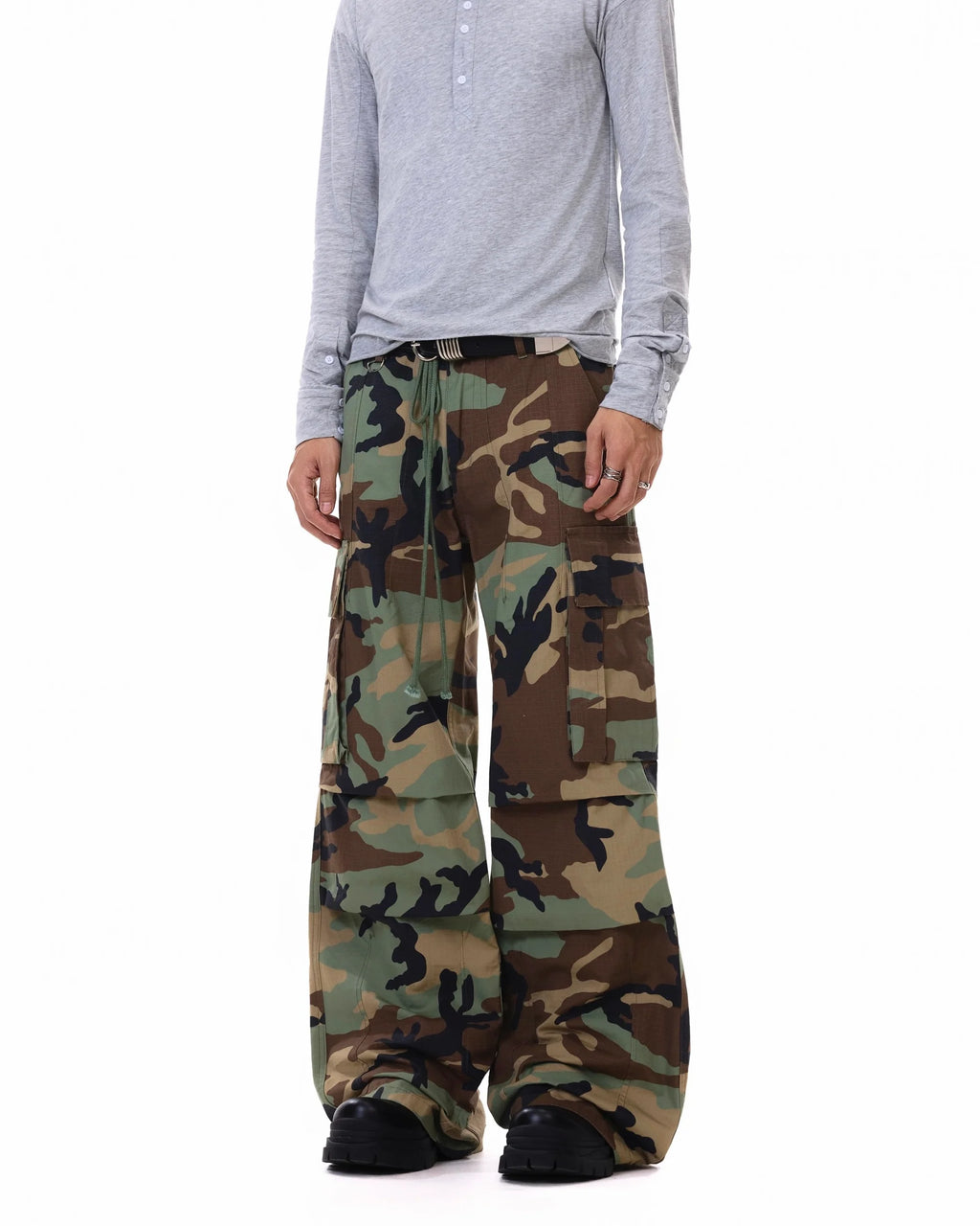 Military Camo Baggy Pants