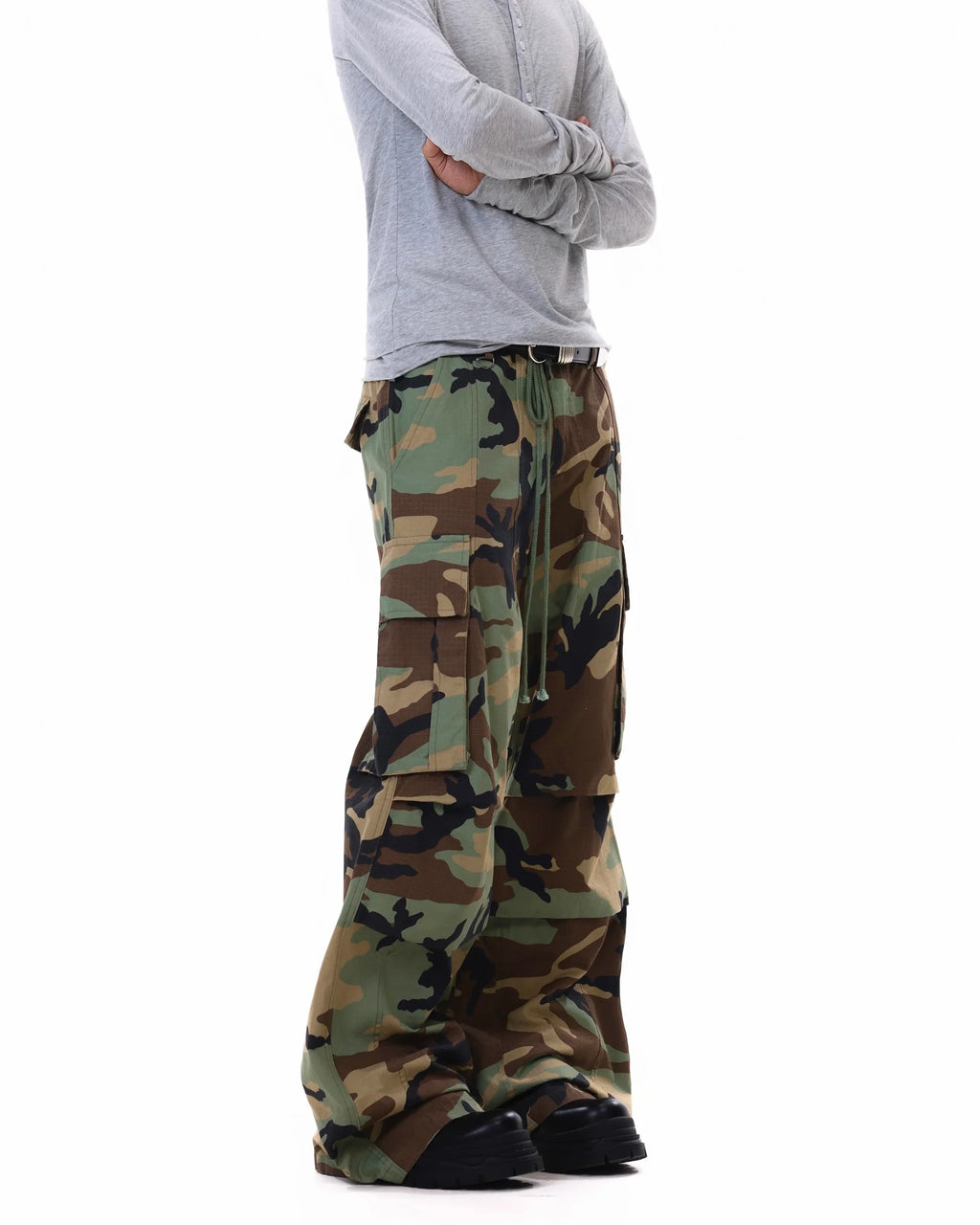 Military Camo Baggy Pants