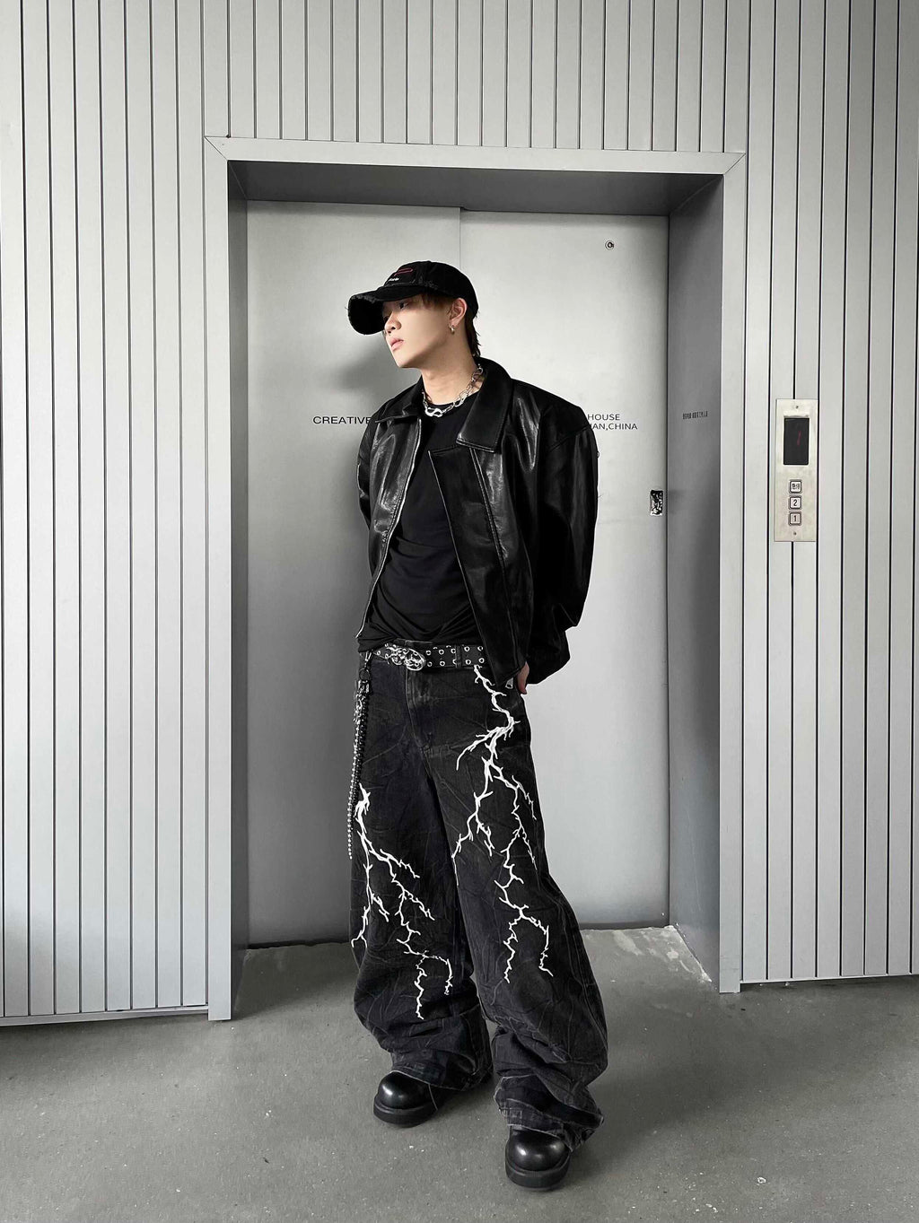 THUNDER BLACK DENIM PANTS