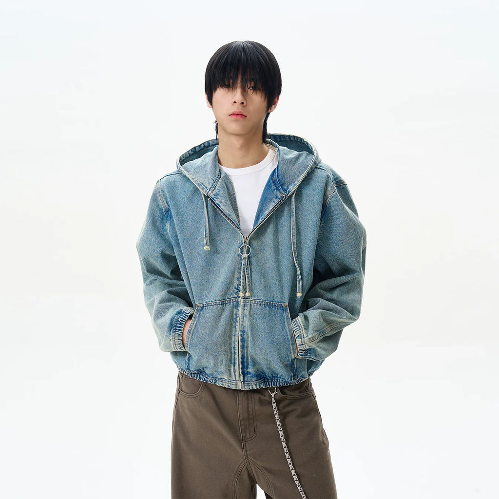 AZURE DENIM HOODIE