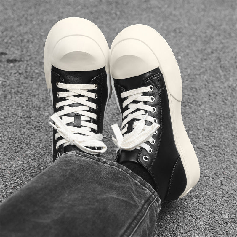 Luxury mid top sneaker +10cm