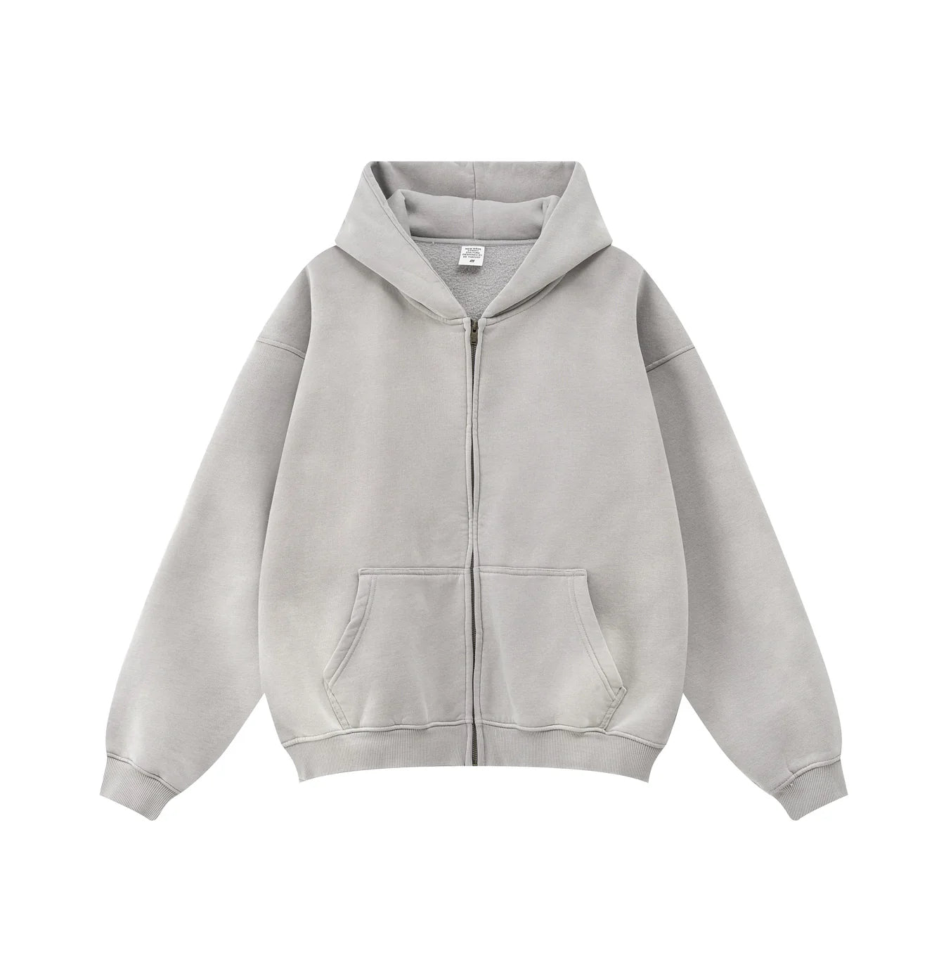 GRADIENT WASHED ZIPPED HOODIE